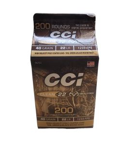 CCI Clean-22 High Velocity Realtree Edition .22LR, 40 Grain Poly Coated Lead Round Nose, 200/Box, Item #967CC